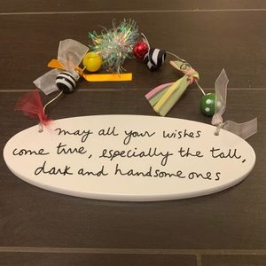Collection by Department 56 Funky Fun Quote Sign